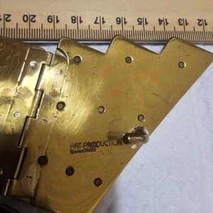 Brass Swiss Made Hinged Tool Statement Belt Buckle By Cesar Ugarte